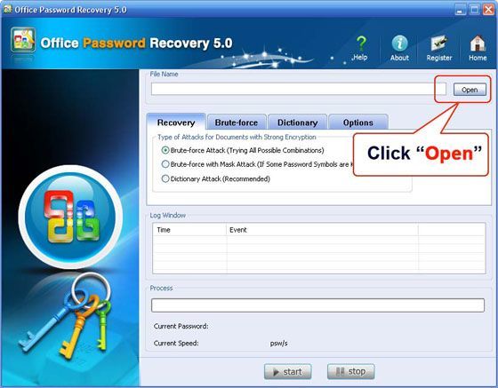recover office password
